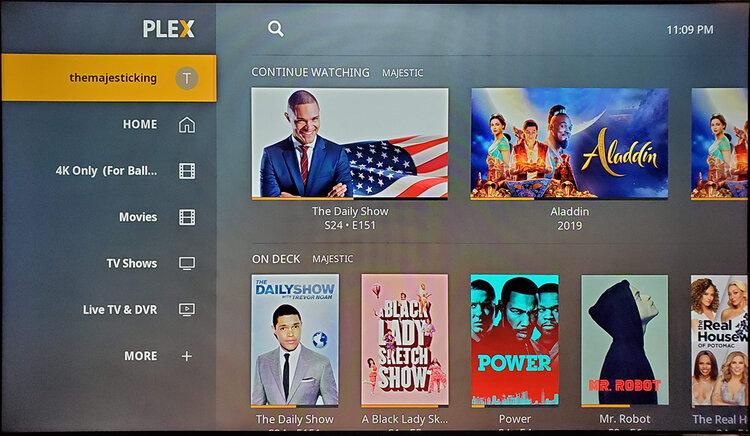Plex Web Client (Web Browser)