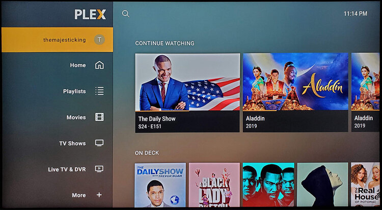 Plex Web Client (Web Browser)