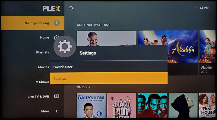 Plex Web Client (Web Browser)